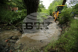 Квартал Симеоново - дъжд - последствия