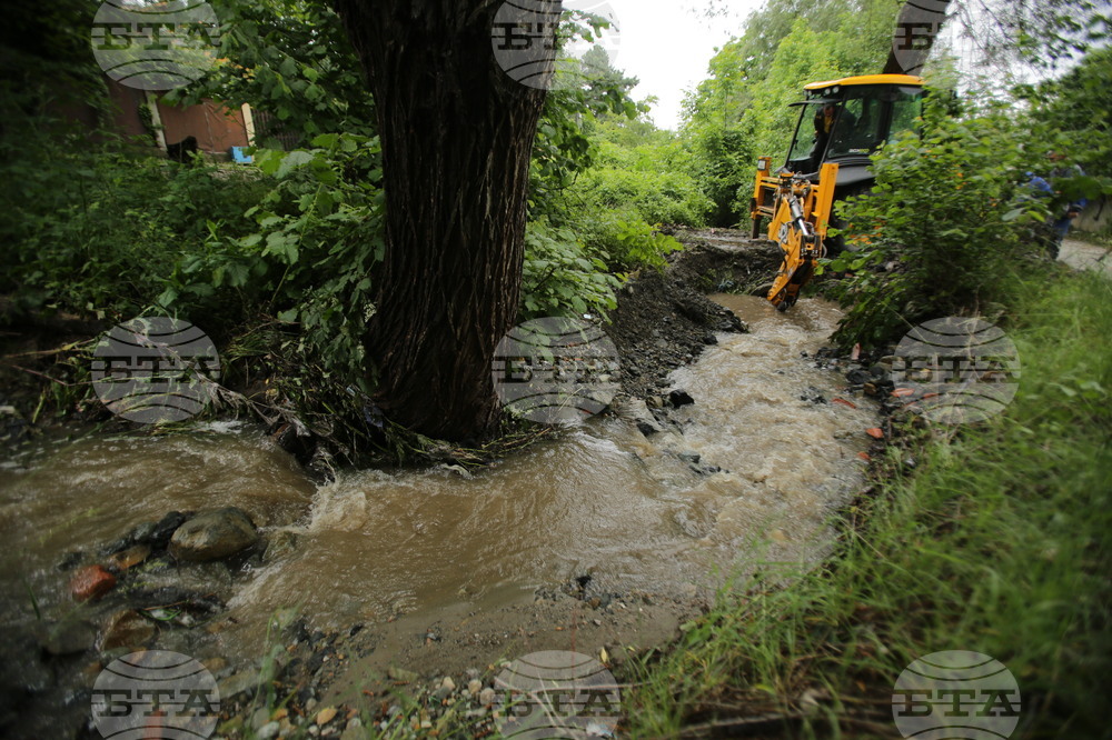 Квартал Симеоново - дъжд - последствия