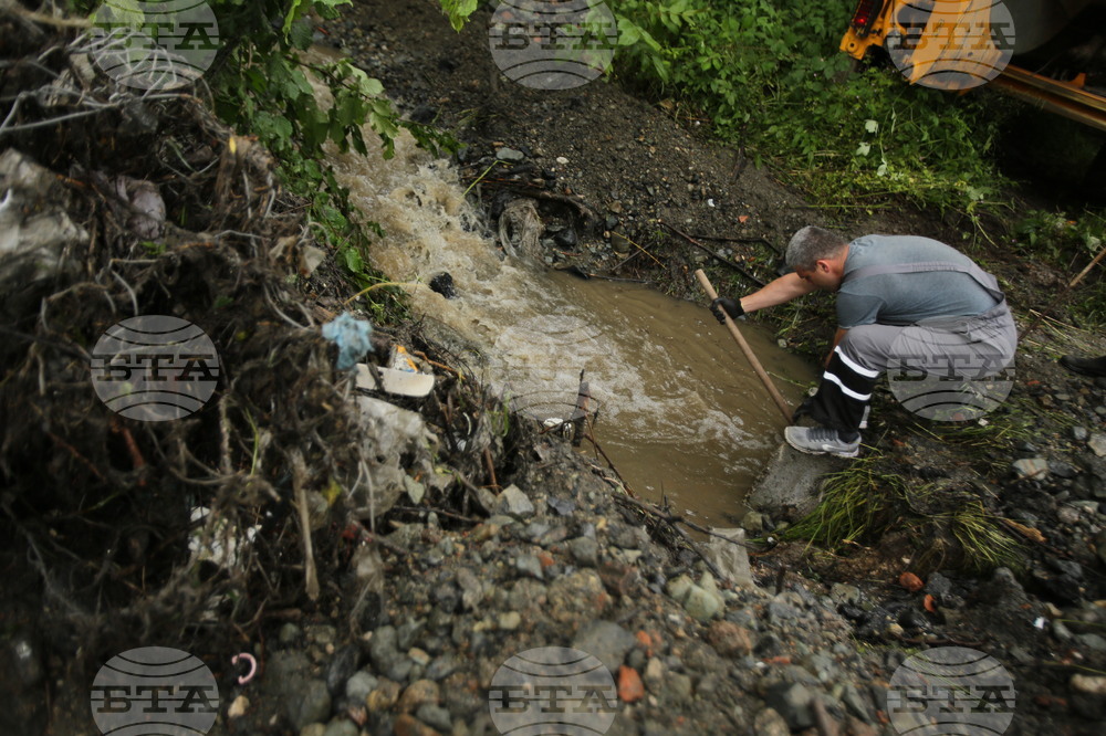 Квартал Симеоново - дъжд - последствия