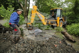 Квартал Симеоново - дъжд - последствия