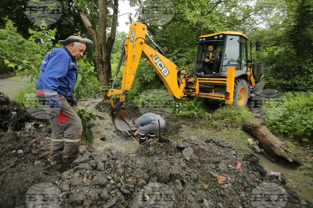 Квартал Симеоново - дъжд - последствия