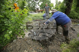 Квартал Симеоново - дъжд - последствия