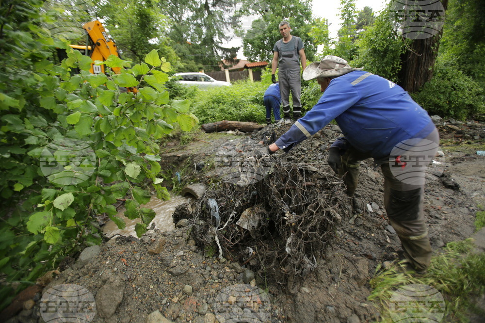 Квартал Симеоново - дъжд - последствия