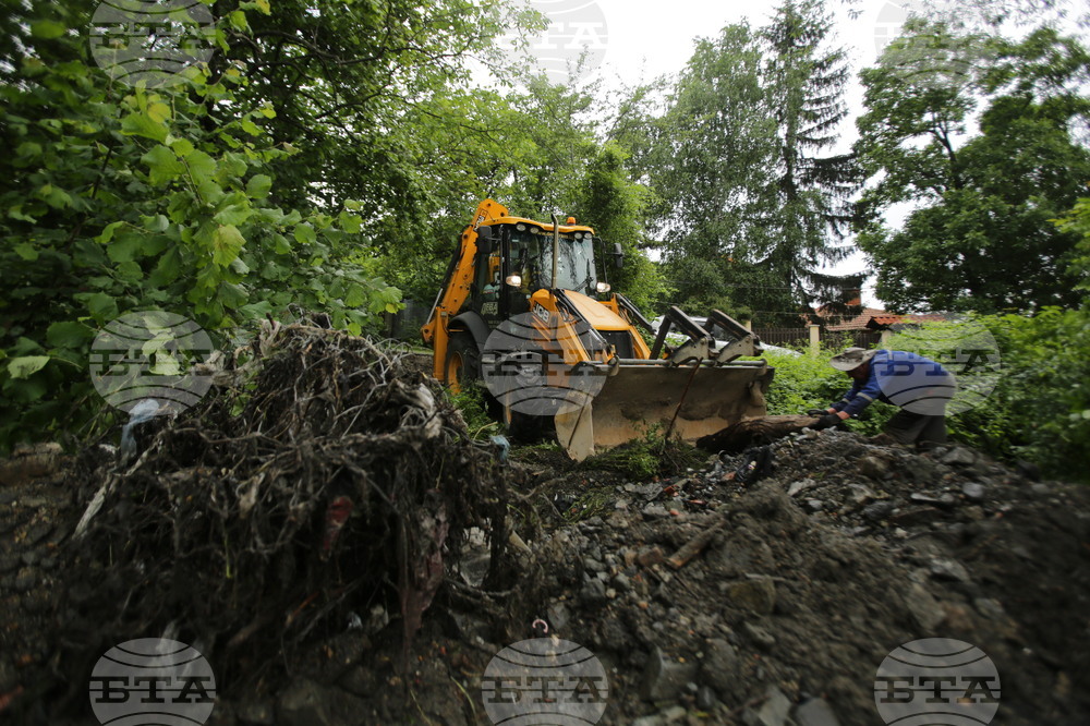 Квартал Симеоново - дъжд - последствия