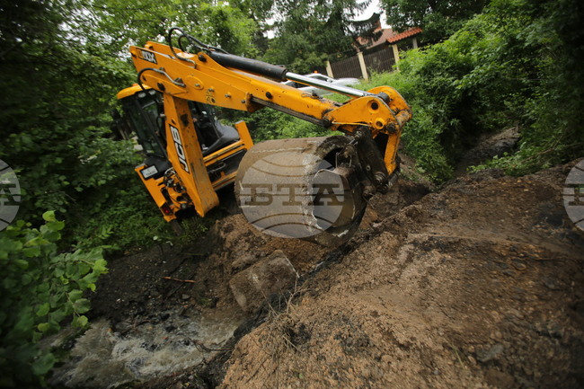 Квартал Симеоново - дъжд - последствия