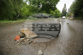 Квартал Симеоново - дъжд - последствия