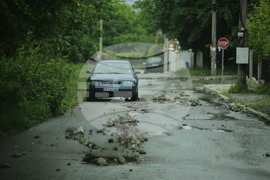 Квартал Симеоново - дъжд - последствия