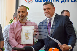 Благоевград - МВР - награждаване - Атанас Стражаков