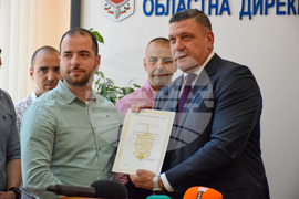 Благоевград - МВР - награждаване - Радослав  Иванов