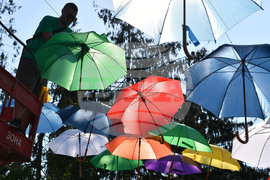 Разград - инсталация - чадъри