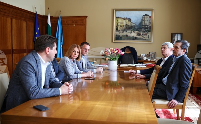 Йорданка Фандъкова - Пламен Димитров - Димитър Манолов - среща