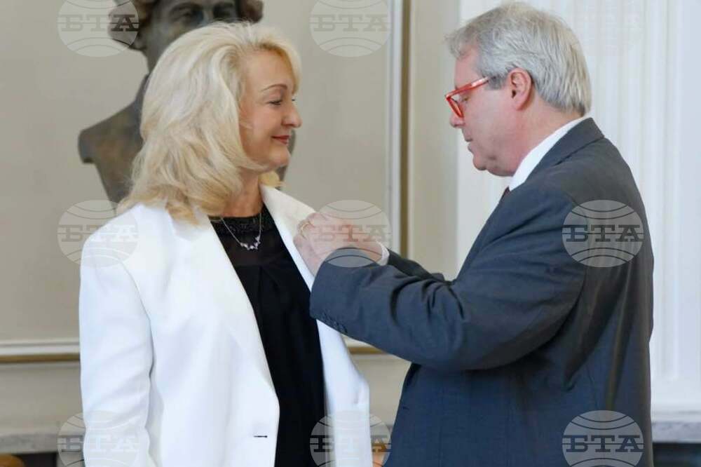 Daniela Dimova Honored With France's Chevalier des Arts et des Lettres