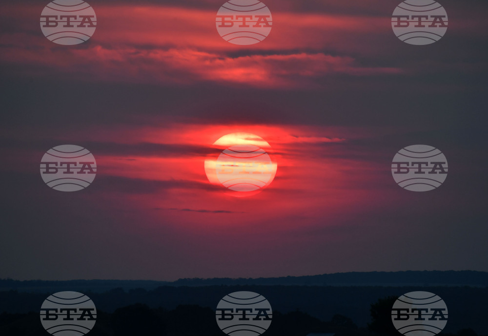 Разград - залез - астрономическо лято