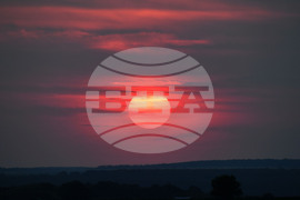 Разград - залез - астрономическо лято