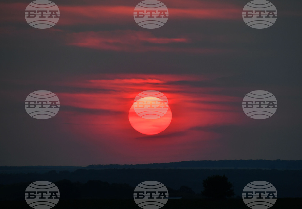 Разград - залез - астрономическо лято