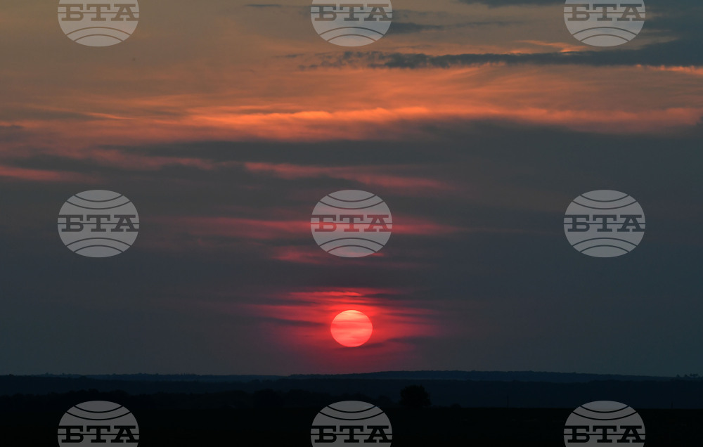 Разград - залез - астрономическо лято