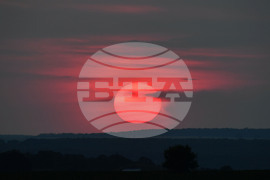 Разград - залез - астрономическо лято