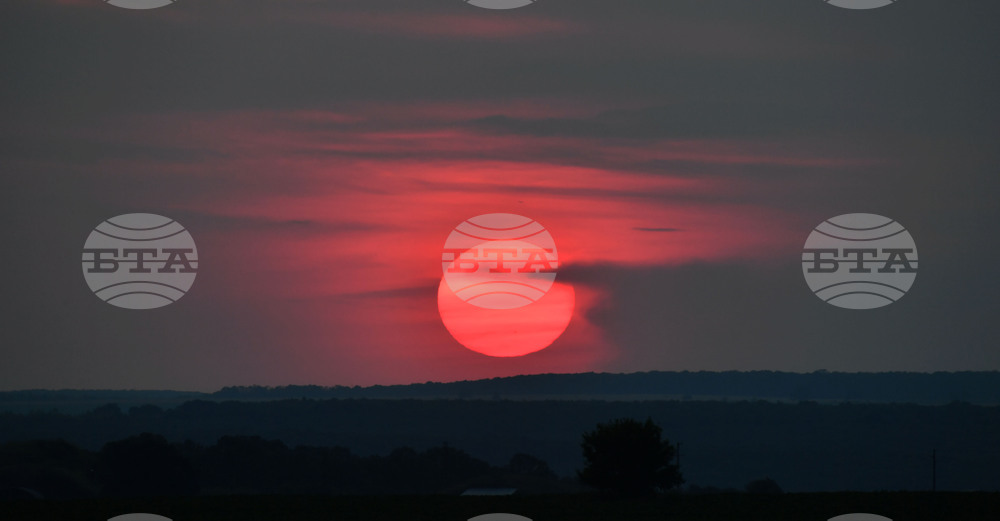 Разград - залез - астрономическо лято