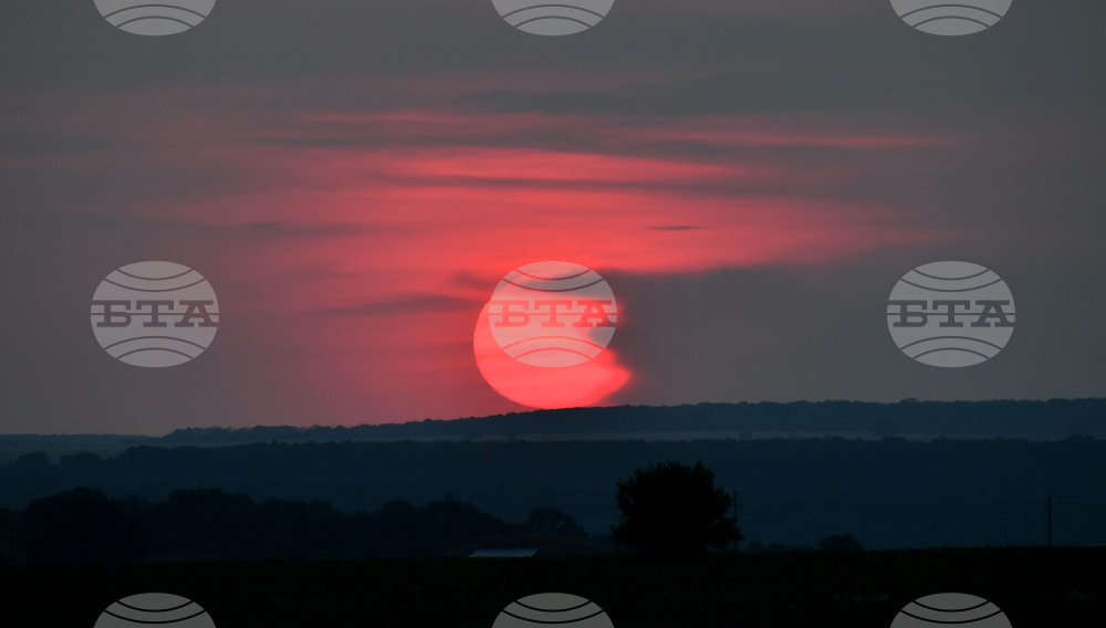 Разград - залез - астрономическо лято