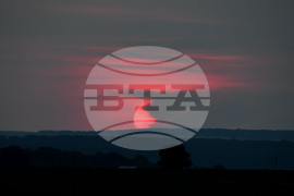 Разград - залез - астрономическо лято