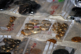 Бургас - Археологически музей - предаване на старинни монети