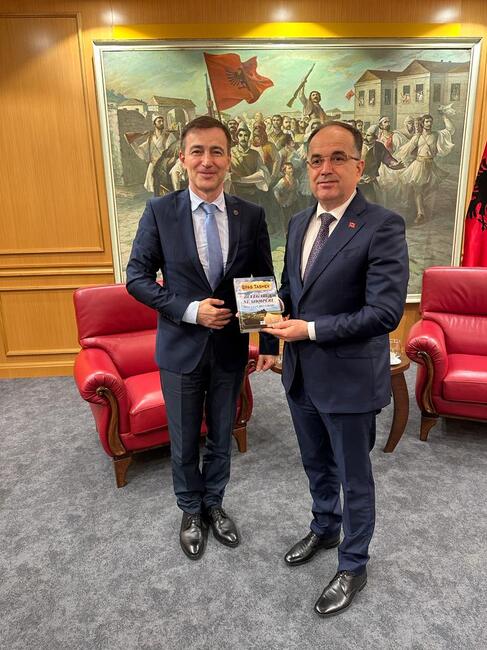 Андрей Ковачев – посещение в Албания