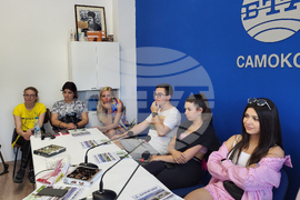 Национален пресклуб на БТА Самоков - ученици - СНЦ "Ти си доброто" - среща