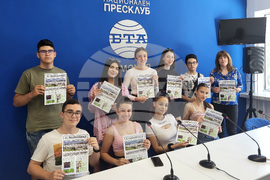 Национален пресклуб на БТА Самоков - ученици - СНЦ "Ти си доброто" - среща