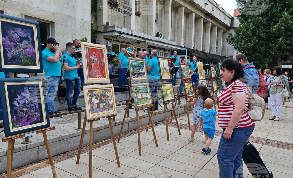 Ловеч - пленер -  художници с физически увреждания - живопис