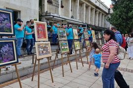 Ловеч - пленер - художници с физически увреждания - живопис