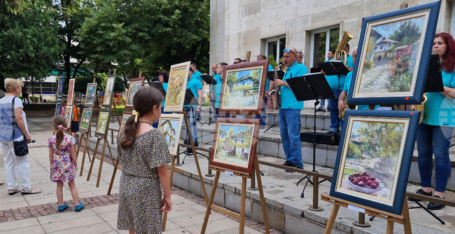 Ловеч - пленер - художници с физически увреждания - живопис