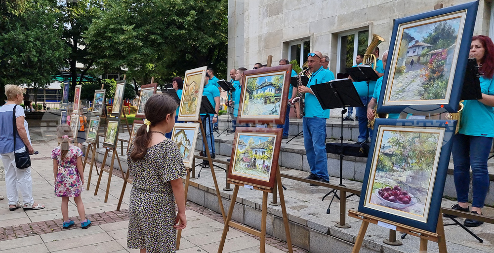 Ловеч - пленер -  художници с физически увреждания - живопис