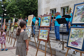 Ловеч - пленер - художници с физически увреждания - живопис
