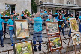 Ловеч - пленер -  художници с физически увреждания - живопис