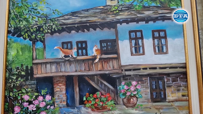 Изложба от традиционния национален пленер по живопис за художници с физически увреждания "Синя зона“ бе открита в Ловеч