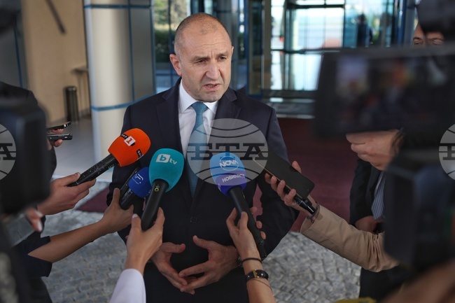 Румен Радев - брифинг