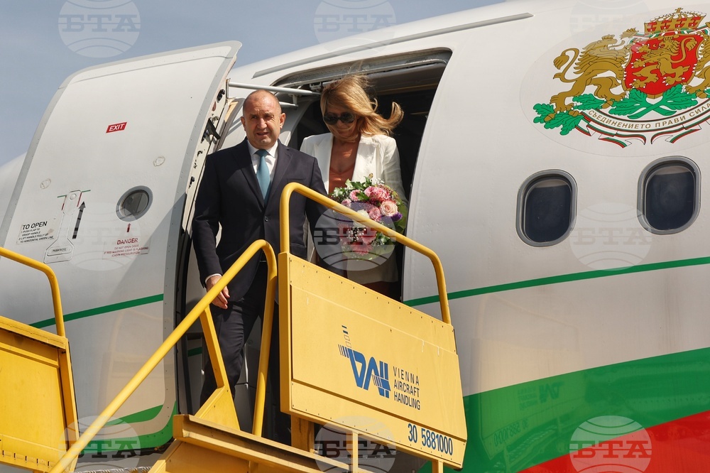 President Radev Arrives in Vienna