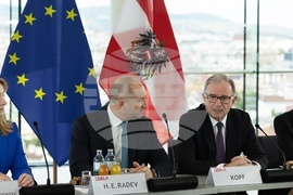 Австрия - Румен Радев - посещение - кръгла маса