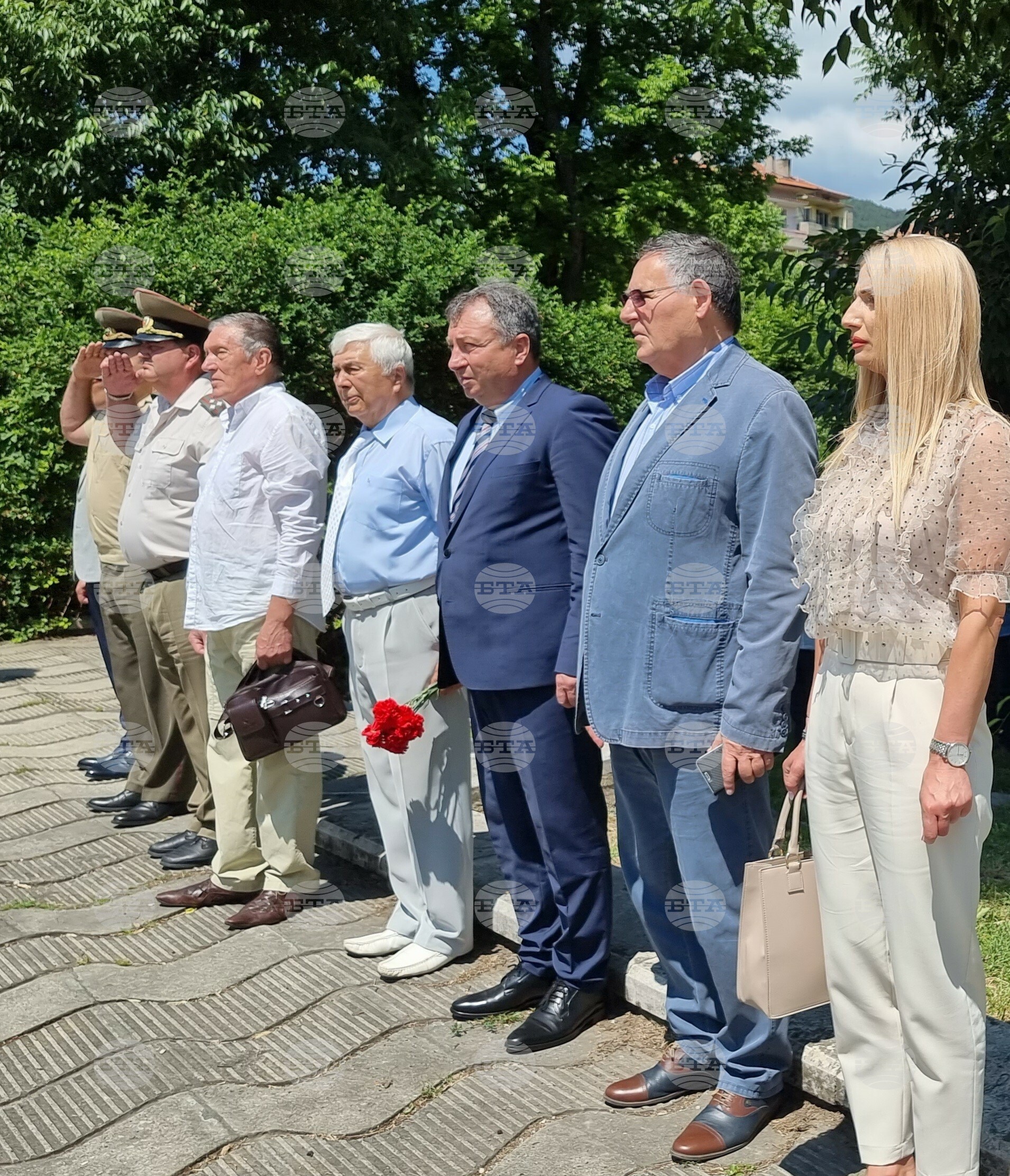 Шумен - полк. Константин Каварналиев - годишнина - отбелязване