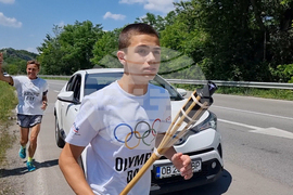 Ловеч - олимпийски огън - щафета