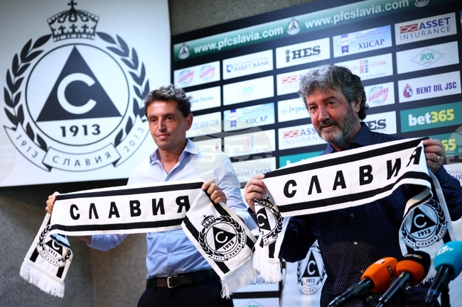Футбол - ПФК Славия - нов треньор - Хосе Мария Бакеро