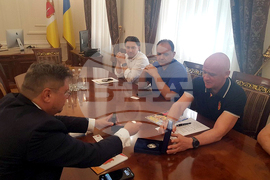 Украйна - Одеса - Кирил Вълчев - Геннадий Труханов - среща