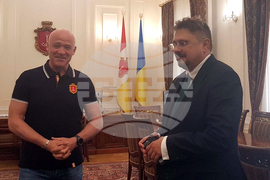 Украйна - Одеса - Кирил Вълчев - Геннадий Труханов - среща