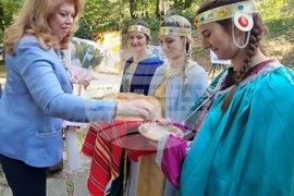 Шумен - Илияна Йотова - Шести международен културен форум „Велики Преслав – история на цял един народ“