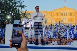 Гърция - партия Нова демокрация - парламентарни избори - предизборна кампания - Кириакос Мицотакис