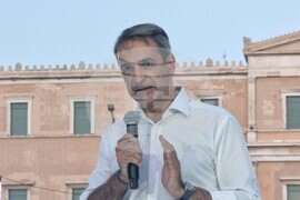 Гърция - партия Нова демокрация - парламентарни избори - предизборна кампания - Кириакос Мицотакис