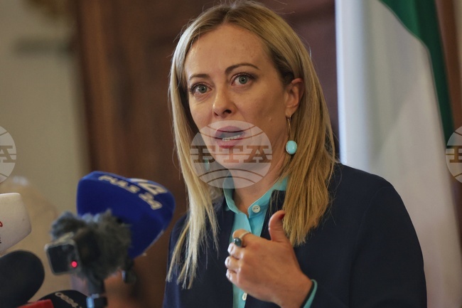 Австрия - Джорджа Мелони - пресконференция - Европейски форум Вахау