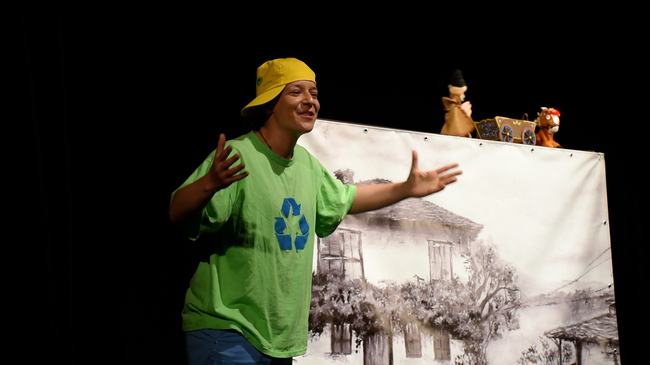 Видинският куклен театър представи новата си премиера „Еко вълшебници“