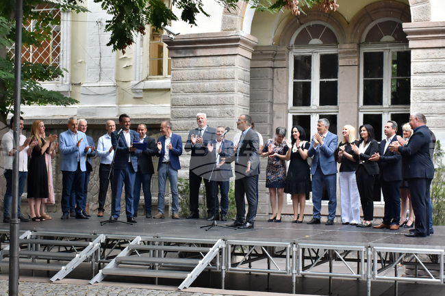 Пловдив - реставрация на Хуманитарна гимназия "Св. св. Кирил и Методий"