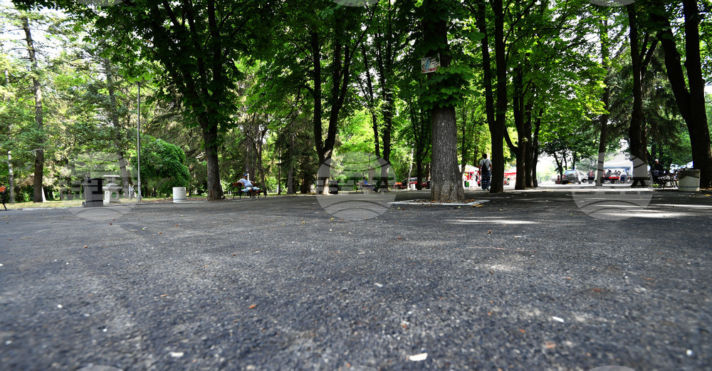 Разград - парк - асфалтово покритие